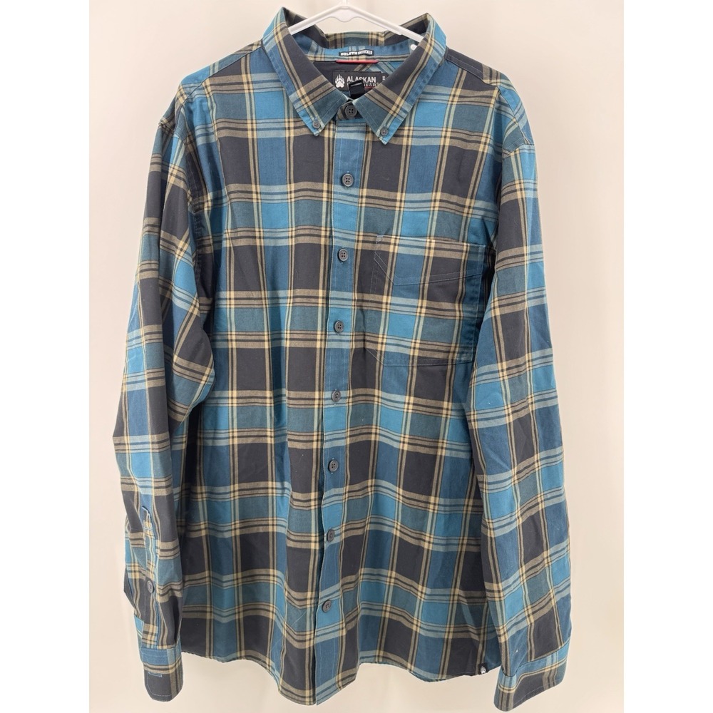 Duluth Untucked Men's Size XL Tall Slim Fit Alaskan Hardgear Wool Blend
